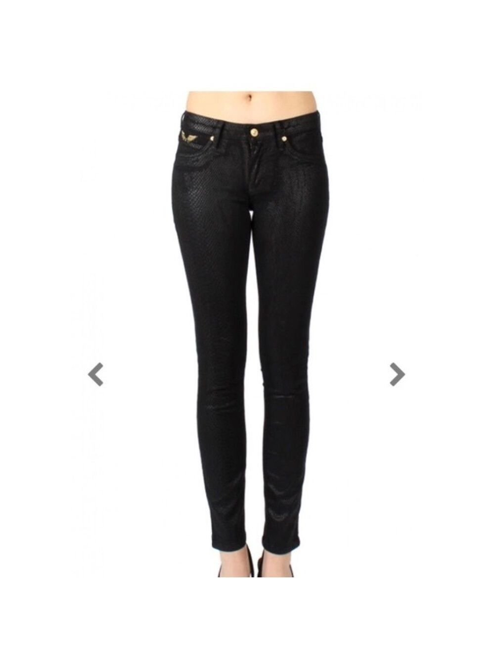 Robins Snake Print Skinny Jeans